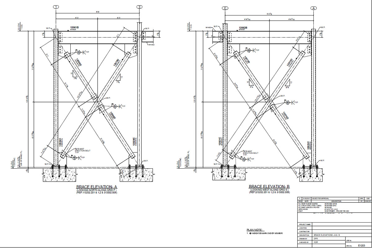 Structural Steel Shop Drawings Services - Steel Structural Consultant