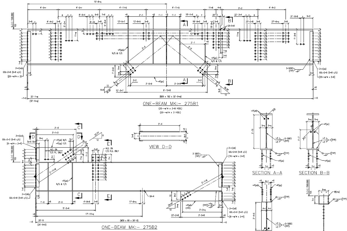Structural Detailing Drawings - Steel Detailing Services USA